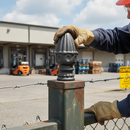 Gray Premium Post Top 80mm Height, 40mm Width, 28mm Base for Durable Applications - High-Quality Professional Grade for Industrial and Commercial Applic...
