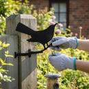 Black Premium Blackbird Silhouette for Outdoor Decor - Dimensions 250 x 195mm - High-Quality Professional Grade for Industrial and Commercial Applications