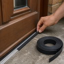 2mm Thick Solid SBR Rubber Strip Roll – Heavy Duty Black Rubber Seal for Industrial Use – 5m Length