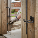 Rosy Brown Premium 12mm Plain Top Single Drop Bolt Kit with 500mm Length for Secure Locking