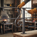 Black Premium S Scroll 110 x 230mm Heavy Duty Square Bar for Structural Applications - High-Quality Professional Grade for Industrial and Commercial Appl...
