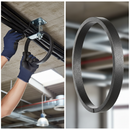 White Smoke Premium 115mm Diameter Ring with 12 x 6mm Plain Bar for Versatile Applications - High-Quality Professional Grade for Industrial and Commercial Appl...