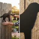 Dark Slate Gray Premium Labrador Silhouette 240mm x 175mm - Decorative Home Accent - High-Quality Professional Grade for Industrial and Commercial Applications