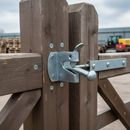 Dark Slate Gray Premium Heavy Duty Galvanised Large Auto Gate Catch for Secure Closure - High-Quality Professional Grade for Industrial and Commercial Applications