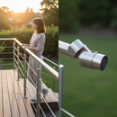 Dark Olive Green Premium Adjustable Elbow Fitting for 48.3mm x 2.6mm Tube - Versatile and Durable Connection