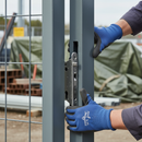 Light Slate Gray Premium Insert Lock for 60mm Box Section Gates with Stainless Steel Mechanism and Adjustable Daybolt