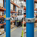 Dark Cyan Premium Slide Over Locking Ring Key Clamp for 26.9mm Tube - Extra Support for Structures