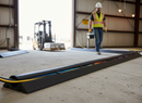 White Smoke Premium Heavy Duty Rubber Cable Protector Ramp 4m Long for Cable and Hose Protection, Accommodates 40mm Diameter Cables