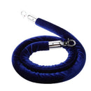 Black Premium Queue Control Velvet Rope Barrier – Elegant Velvet Stanchion Rope System for Crowd Management