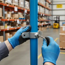 Dark Sea Green Premium Double Lugged Fixing Bracket for 42.4mm Tube - Robust and Versatile Panel Mounting Solution