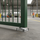 Slate Gray Premium Pressed Gate Stop 158mm x 138mm x 50mm - Durable and Reliable for Security Applications