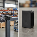 Dark Slate Gray Premium Plastic Rectangular End Cap for 60x40mm Box Section with 1-3mm Wall Thickness