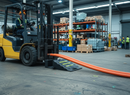 Slate Gray Premium Modular Hose Ramp Wedge with Open-Top Channel, 44 Tonnes Load Capacity, Efficient Storage Solution, 535 x 295 x 118 mm Dimensions