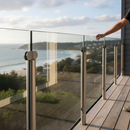 Lavender Premium 50mm Glass Holder for 48.3mm Tube - 316 Stainless Steel with Satin Finish for 8-18mm Glass