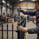 Dark Slate Gray Premium Forged Railhead 160mm x 28mm x 28mm - Heavy Duty Steel Construction for Durability