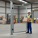 Dark Gray Premium Heavy Duty 180° Self-Closing Hinge & Gate Closer for Gates up to 75kg with Adjustable Closing Speed