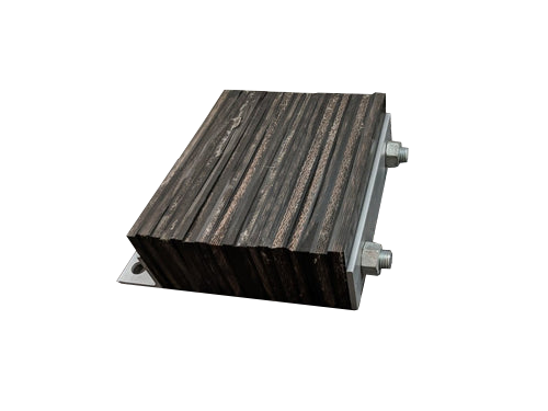 Dark Slate Gray Laminated Rubber Dock Bumper - 300 x 320 x 105mm