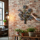 Rosy Brown Premium Floral Feature Panel 440mm x 390mm for Home Decor and Design - High-Quality Professional Grade for Industrial and Commercial Applications