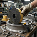 Dark Slate Gray 25mm Thick Self Adhesive Neoprene Sponge Rubber Strip Black EPDM Foam Seal Tape