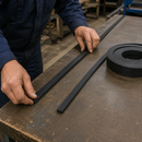 Solid SBR Rubber Strip Roll – Heavy Duty Flexible Rubber Strip for Sealing, Gaskets, Packing, Vibration Damping & Industrial Applications