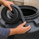 4mm Thick Solid Rubber Strip Roll – Heavy Duty Black Rubber for Sealing & Gaskets (5m)