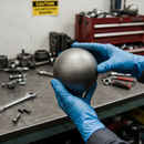 Gray Premium 70mm Diameter Hollow Sphere for Various Applications and Projects - High-Quality Professional Grade for Industrial and Commercial Applications
