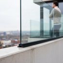 White Smoke Premium External Rubber Seal for Juliet Balcony Systems - Compatible with 17.52mm Glass for Secure Installation