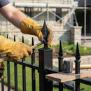 Black Premium Heavy Duty Railhead 184mm x 89mm x 20mm for Durable Construction Applications