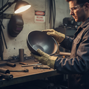 Black Premium 120mm Diameter Steel Hollow Hemisphere with 2-3mm Wall Thickness for Versatile Applications