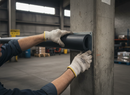 Dark Slate Gray Premium D-Profile Rubber Extrusion 50 x 30 x 2500 mm - Versatile Impact Absorbing Protection