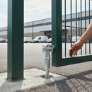 Dark Slate Gray Premium Adjustable Gate Hinge M24 for Concrete Installation with 700kg Weight Limit