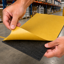 1mm Black Self-Adhesive Rubber Sheet – Heavy Duty Flexible Rubber with Peel & Stick Backing