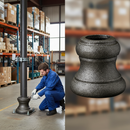 Dim Gray Premium Heavy Duty Collar with 16.5mm Diameter Hole, 40x40mm Size for Versatile Applications