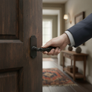 Dark Slate Gray Premium Ornate Black Handles for DLDT, LKB, LK, and LOC Locks - Durable Pair for Enhanced Security