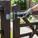 Dark Slate Gray Premium Heavy Duty Galvanised Large Auto Gate Catch for Secure Closure - High-Quality Professional Grade for Industrial and Commercial Applications