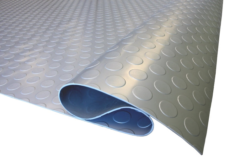 Dark Gray Circular Pattern Matting Roll for Commercial and Industrial Use