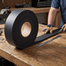 Black Plain Expanded Neoprene/EPDM Sponge Strip – Non-Adhesive Closed-Cell Rubber – 10m Roll