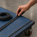 2mm Thick Solid SBR Rubber Strip Roll – Heavy Duty Black Rubber Seal for Industrial Use – 5m Length