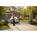 Wheat Premium 24V Heavy Duty Swing Gate Kit with Impact-Resistant Actuators and Easy Installation