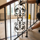 White Smoke Premium Panel 1000mm x 300mm with 16mm Square Legs and 16x8mm Flat Bar for Versatile Applications