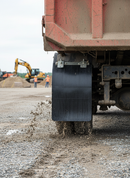 White Smoke Premium Durable Mud Flap 610 x 914 mm - Flexible Rubber with Custom Print Area - High-Quality Professional Grade for Industrial and Commercial Appl...