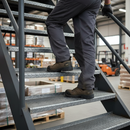 Dark Slate Gray Premium Heavy Duty Steel Stair Tread 1000 x 265 x 4.5mm with 50mm Turn Up/Down for Safe Stair Construction