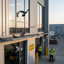 Black Premium Kestrel Silhouette Measuring 250 x 175mm for Precision Applications - High-Quality Professional Grade for Industrial and Commercial Applica...