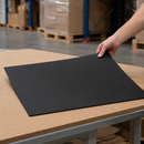 1.5mm Thick Black Solid Rubber Sheet – Flexible Industrial Rubber Matting