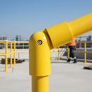 Gray Premium Adjustable Handrail Fitting Joint with Pre-Drilled Holes and Complete Bolts for Versatile Angle Changes