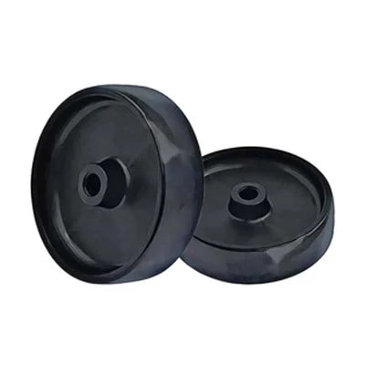 Dark Slate Gray 100mm Black Nylon Wheel 12mm Plain Bore