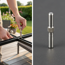 Dim Gray Premium Adjustable Aluminium Channel Connect Dowels Pack of 2 for Versatile Applications