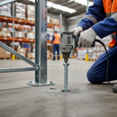 Dark Sea Green Premium Zinc Plated Anchor Bolt M16 x 100mm with Self Tapping Nut for Concrete and Stone Applications