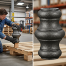 Dark Slate Gray Premium Heavy Duty Pallet Collar 65 x 40mm with 16.5mm Diameter Hole - Special Price for Bulk Orders