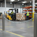 Dark Gray Premium 25m Coil Ornate Galvanized Welded Chain 28x11x5mm for Industrial Use - High-Quality Professional Grade for Industrial and Commercial Applic...